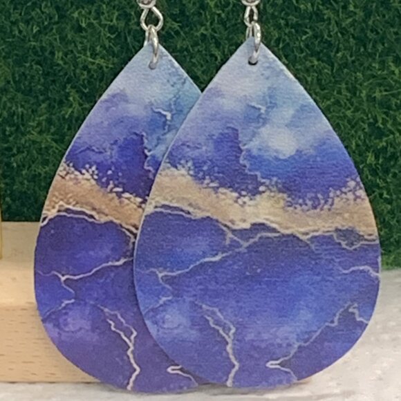 Tie Dye Earring, Boho Earring, Cute Earring, Gift Idea, Bohemian Jewelry - Picture 1 of 4